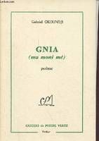 Gnia (ma moni mè) - poème - dédicace de l'auteur - Collection Trobar n°19., ma moni mè