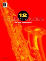 12 Modern Etudes For Solo Saxophone