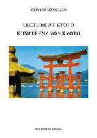 Lecture at Kyoto - Kyoto, November 12, 1985, Kyoto, November 12, 1985