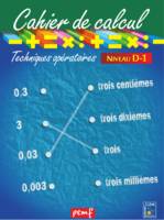 Cahier de calcul cycle 3 niveau 3A