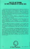 L'accès au terrain en pays étranger et outre-mer, livre blanc des sciences de l'homme et de la société en France