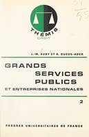 Grands services publics et entreprises nationales (2), Transports, énergie