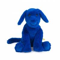 Peluche petit chien bleu