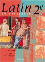 Latin en séquences 2e (2001) - Manuel élève, en séquences