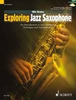 Exploring Jazz Saxophone, Introduction aux harmonies du jazz, à la technique et l'improvisation (angl.). alto saxophone.