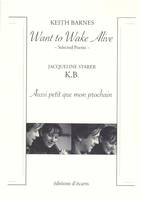Want to wake alive, Selected poems