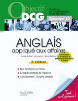 12, Objectif DCG - Anglais appliqué aux affaires, épreuve 12