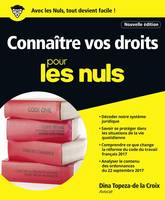 Connaître vos droits pour les Nuls grand format