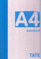 Turquoise A4 Hardback Sketchbook /anglais