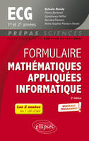 Formulaire Mathématiques appliquées - Informatique - ECG 1re et 2e années - Programme 2022