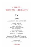 Cahiers Tristan L'Hermite