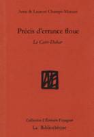 Précis d'errance floue, Le caire-dakar