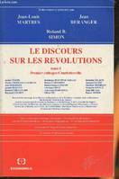 Le discours sur les révolutions., 1, 1er colloque Charlottesville, [1987], Le discours sur les révolutions, 1er colloque Charlottesville, [1987]