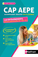 CAP Accompagnement éducatif petite enfance 110 entraînements Epreuves professionnelles EP1 EP2 EP3 2024-2025