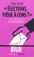 Élections, piège à cons ?, Que reste-t-il de la démocratie ?