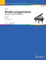 Les Maîtres du Piano, Études progressives. piano.