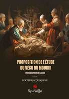 Proposition de l’étude du vécu du mourir