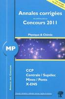 Physique et chimie, MP, [session] 2011