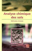 Analyse chimique des sols - méthodes choisies, méthodes choisies