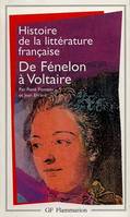 Histoire de la littérature française., Histoire de la littérature française, De Fènelon à Voltaire