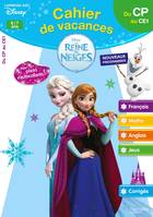 Cahier de vacances la Reine des Neiges du CP au CE1