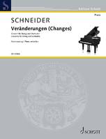 Veränderungen (Changes), Konzert für Sheng und Orchester. Sheng and piano. Réduction pour piano avec partie soliste.