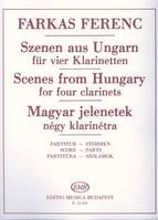 Szene aus Ungarn für vier Klarinetten, für vier Klarinetten