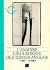 L'analyse linguistique des textes anglais