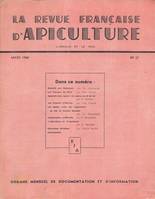 La revue francçaise d'Apiculture Mars 1948. n°27