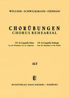 Chorübungen, 131 A-Cappella Sätze von der Renaissance bis zur Gegenwart. Revidierte und ergänzte Neuauflage