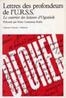 Lettres des profondeurs de l'U.R.S.S., Le courrier des lecteurs d'«Ogoniok» (1987-1989)