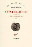 Contre-jour, Tryptique d'après Pierre Bonnard