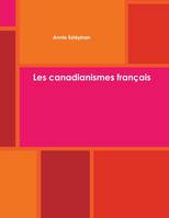 Les canadianismes français