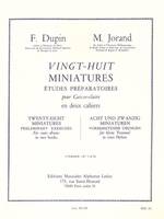 28 Miniatures Études Préparatoires for Snare Drum, Vol. 1