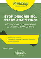 Stop describing, start analysing !, Méthodologie du commentaire de littérature anglophone