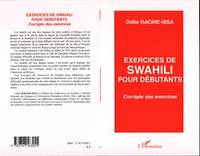 Exercices de swahili pour débutants, Corrigés des exercices