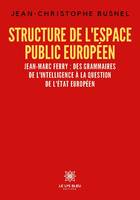 Structure de l'espace public européen, Jean-Marc Ferry : des grammaires de l'intelligence à la question de l'État européen