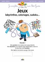 PGHS12 - Jeux; Labyrinthes Coloriages...Hs