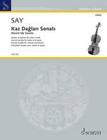 Kaz Daglari Sonati (Mount Ida Sonata), Second sonata for violin and piano. op. 82. violin and piano. Partition et partie.