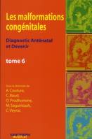 Tome 6, Les malformations congénitales : diagnostic anténatal et devenir, diagnostic anténatal et devenir