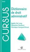 Dictionnaire de droit administratif