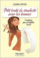 PETIT TRAITE DE SIMPLICITE POUR LES FEMMES