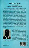 L'état au Gabon de 1929 à 1990, Le partage institutionnel du pouvoir