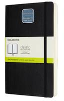 Carnet augmentés blanc grand format souple noir