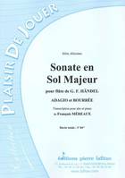 Sonate en sol majeur pour flûte, Pour trombone et piano