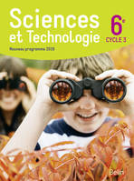 Sciences et Technologie 6e         (cycle 3), 2016, Manuel élève grand format