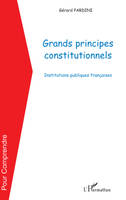 Grands principes constitutionnels, Institutions publiques françaises