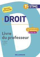 Le programme en situations - Droit Tle STMG (2022) - Pochette - Livre du professeur