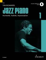 Vol. 1, Jazz Piano (German Edition), Harmonik, Technik, Improvisation. Vol. 1. piano. Méthode.