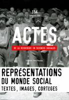 Actes de la recherche en sciences sociales n°154, Représentations du monde social, Représentations du monde social